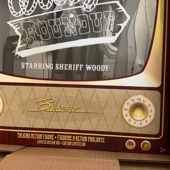 TOY STORY SINGING TALKING WOODY DOLL 500 PCS LTD . STILL WORKS D23 2019 - Picture 6 of 6